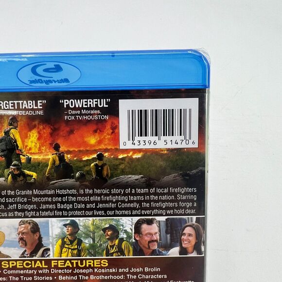 Only the Brave Movie Blu Ray Digital 2018 Action Josh Brolin New Sealed - Picture 4 of 7